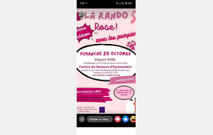 Octobre rose à Eymoutiers 26 Octobre 2025